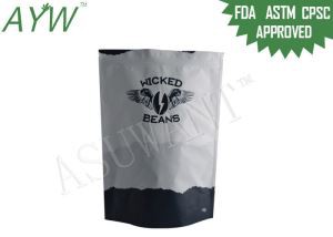 ストンディングアップコーヒーティーバッグの再溶存ジップロックプラスチックブラックコーヒー豆のためにラミネート