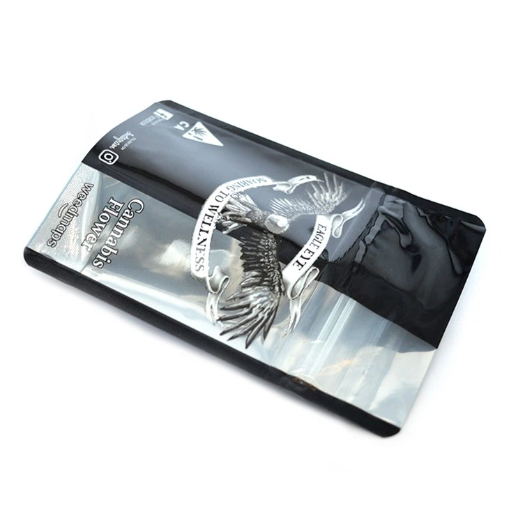 Child Resistant Black Stand Up Ziplock Pouches Bag For Laundry Refill Pods