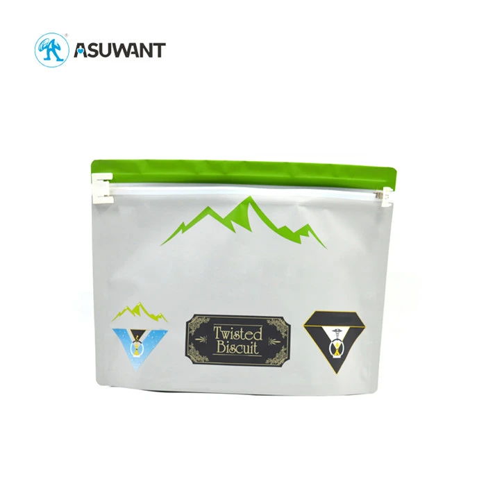 Odorless Plastic Child Proof Zipper Bags For Packaging Weeds Marijuana