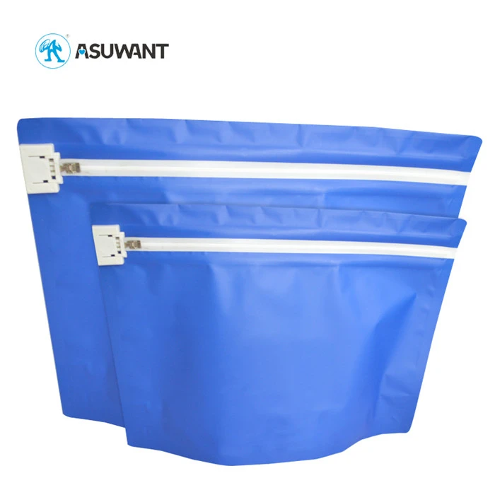 Tobacco Plastic Child Proof Zipper Bags MOPP With Reclosable Zip Locks