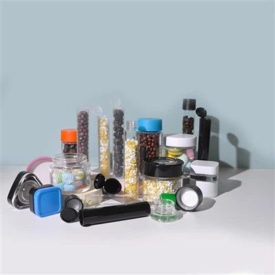 スクリュートップ蓋付き1オンス2オンスのガラスボトル